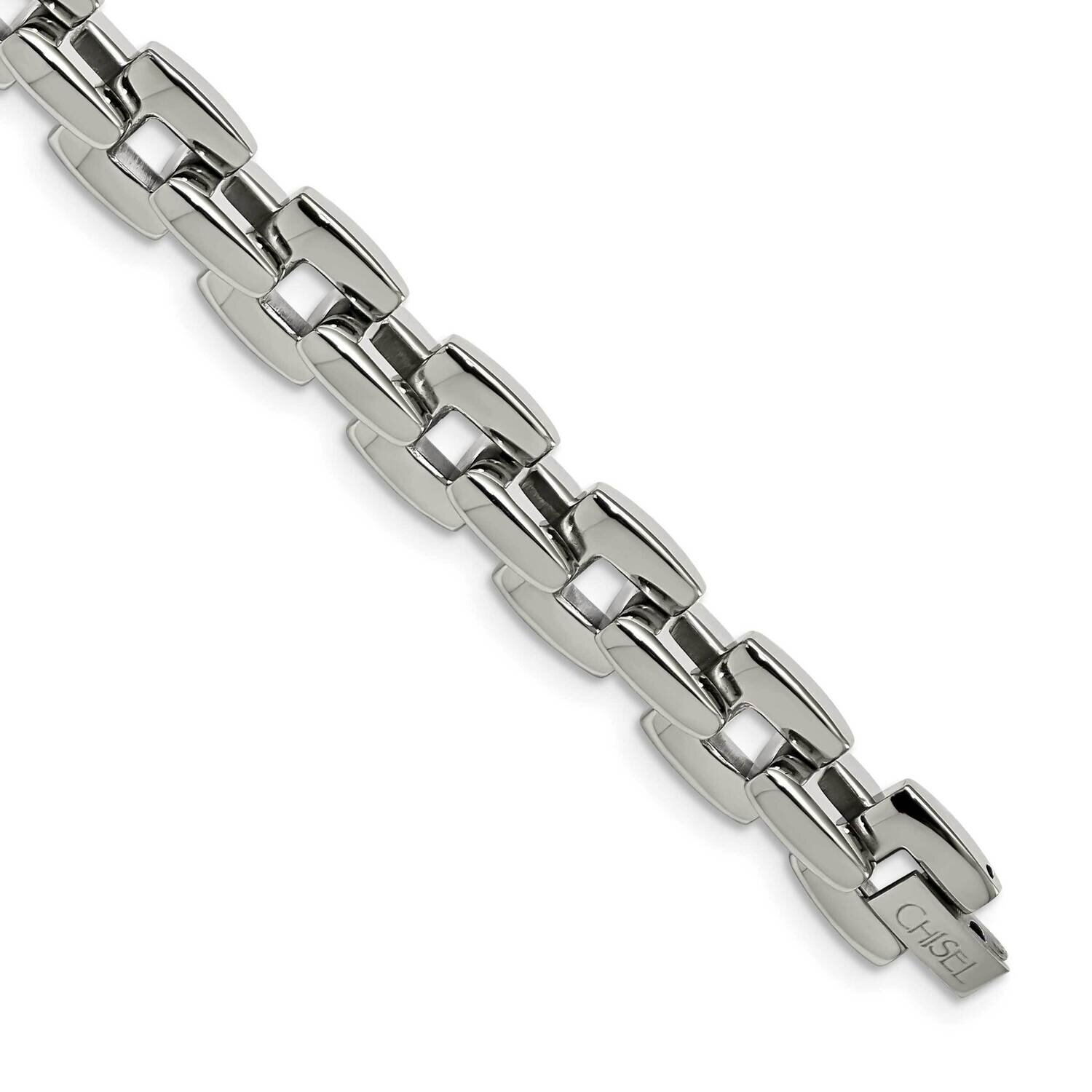 9 Inch Bracelet Stainless Steel Polished SRB166-9 by Chisel, MPN: SRB166-9, 883957739496
