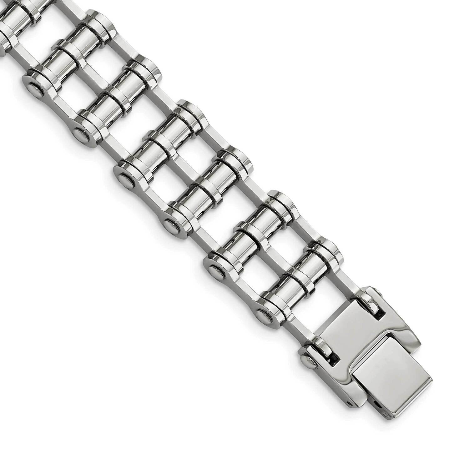 8.5 Inch Bracelet Stainless Steel Polished SRB188-8.5 by Chisel, MPN: SRB188-8.5, 883957745565