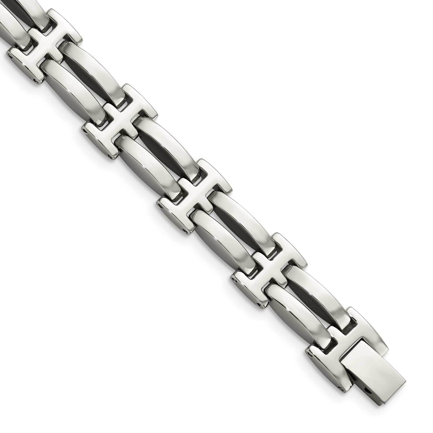 8.5 Inch Bracelet Stainless Steel Polished SRB507-8.5 by Chisel, MPN: SRB507-8.5, 886774035512