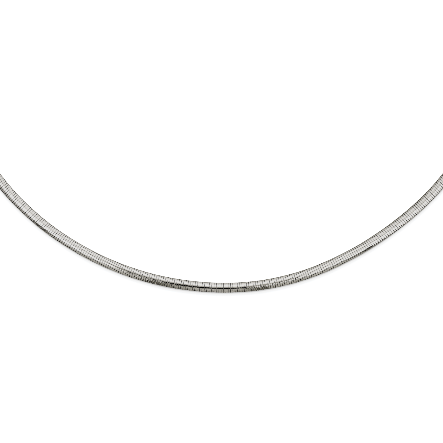 6mm Omega Necklace Stainless Steel SRN1110-18