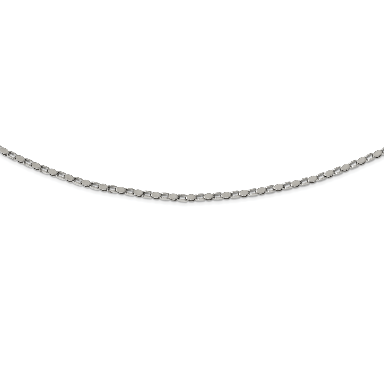 Fancy Link 18 Inch Chain Stainless Steel Polished SRN2543