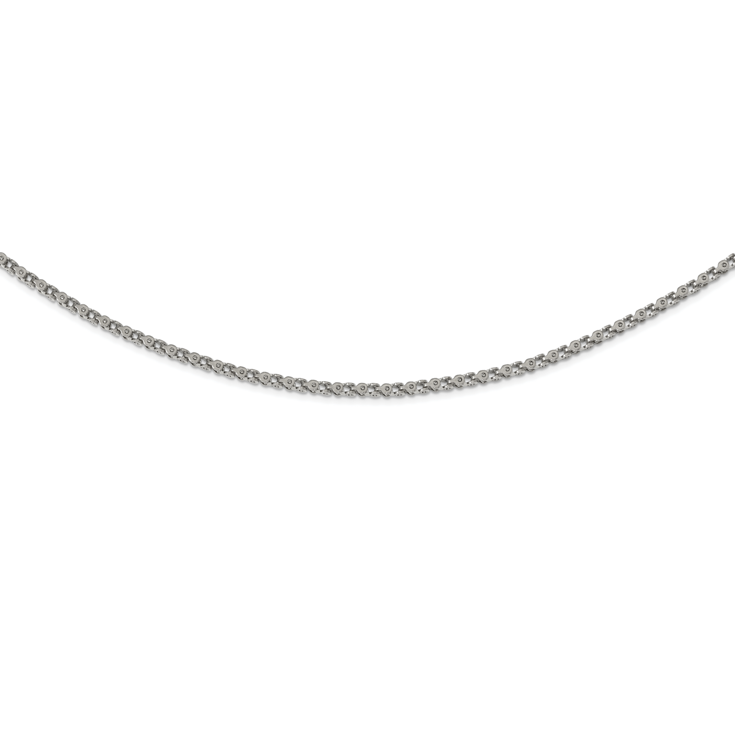 Fancy Link 18 Inch Chain Stainless Steel Polished SRN2544