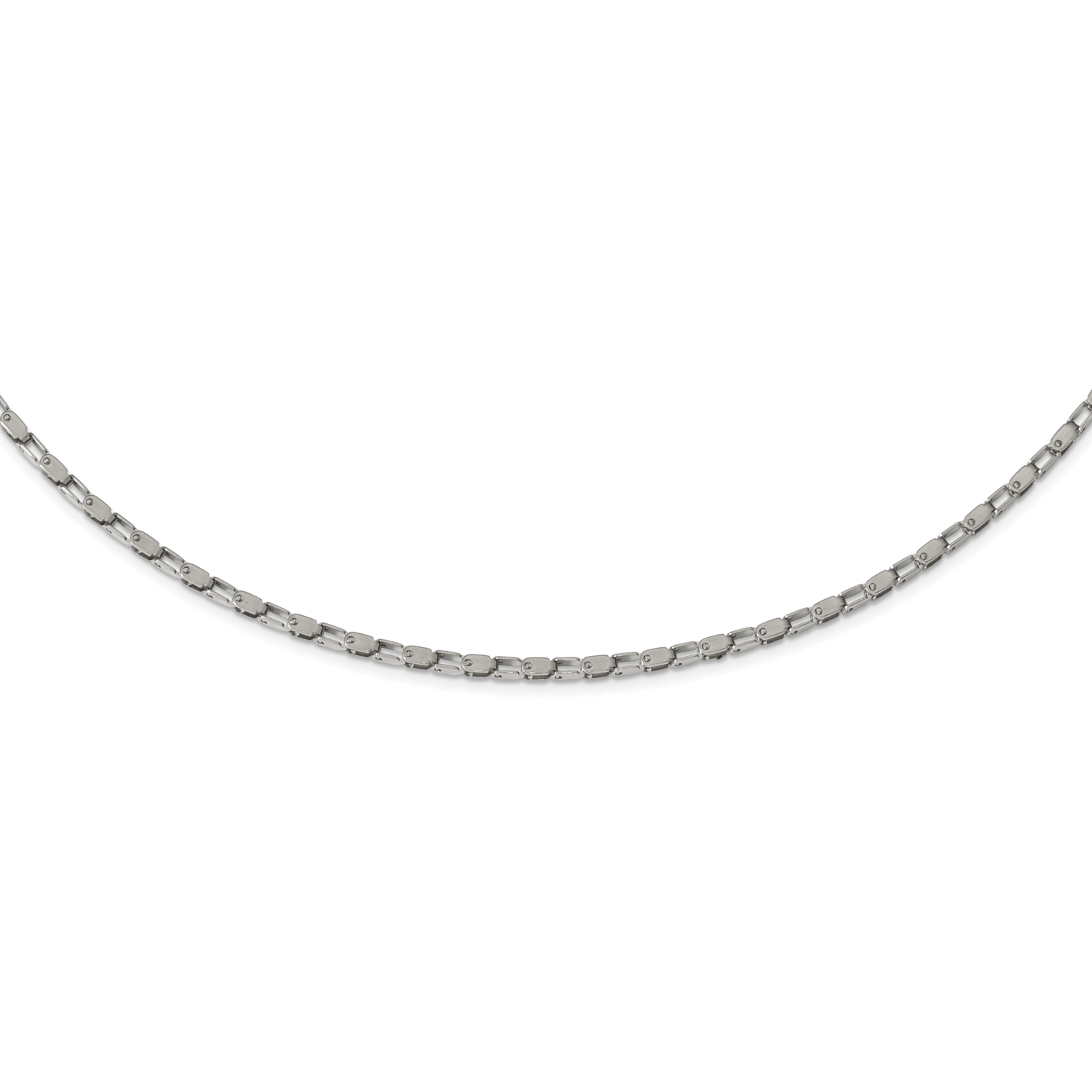 Fancy Link 18 Inch Chain Stainless Steel Polished SRN2545