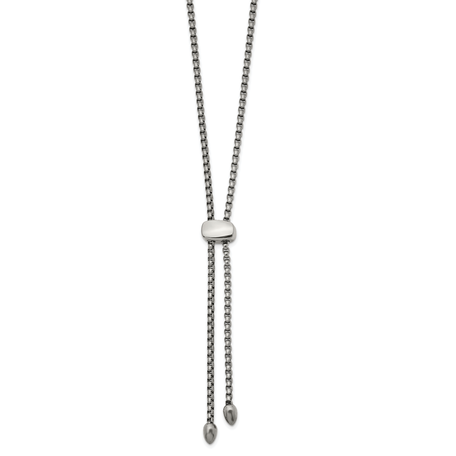 Fancy Adjustable up to 20.5 Inch Necklace Stainless Steel Polished SRN2563 by Chisel, MPN: SRN2563,…