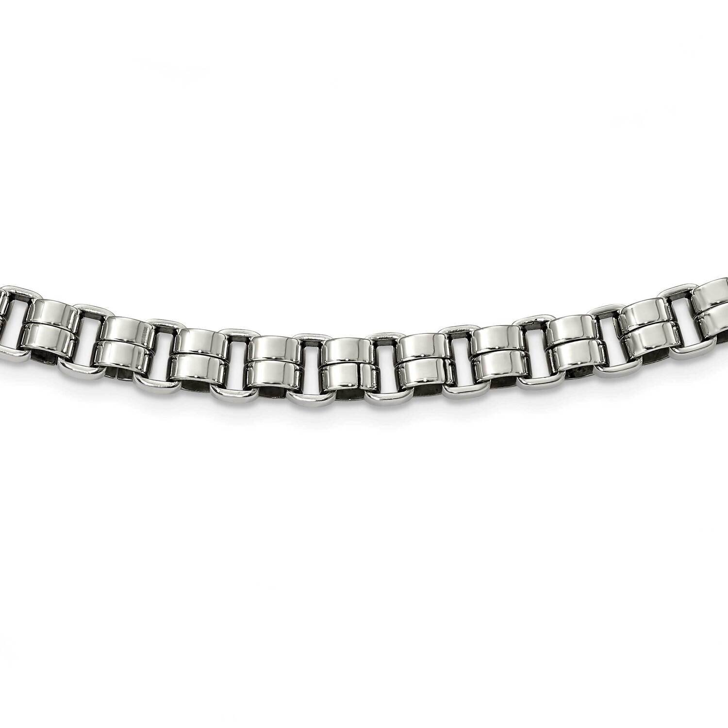 Circular Links 24 Inch Necklace Stainless Steel SRN412-24 by Chisel, MPN: SRN412-24, 886774039886