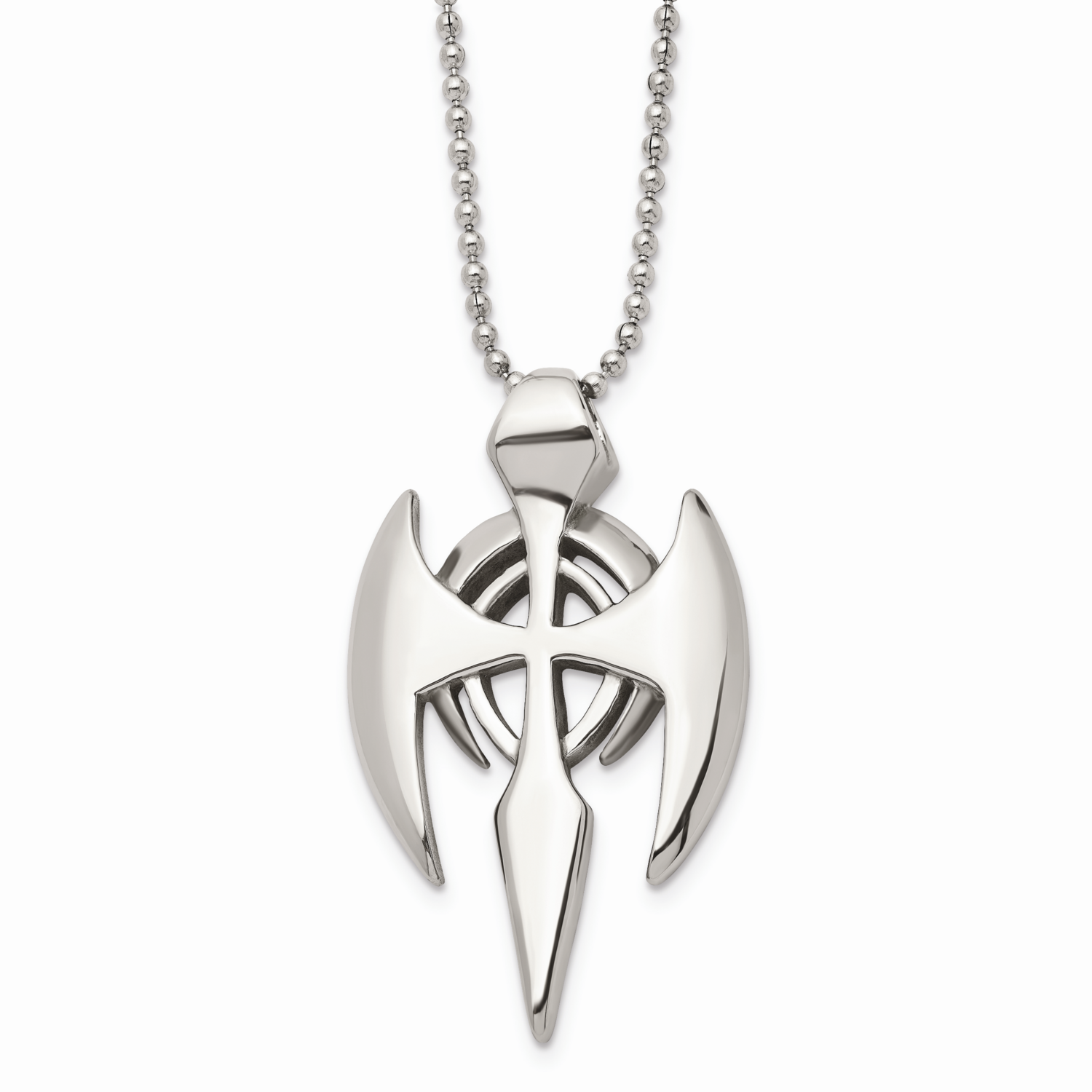 Gothic Cross Pendant 24 Inch Necklace Stainless Steel SRN419-24 by Chisel, MPN: SRN419-24, 88677402…