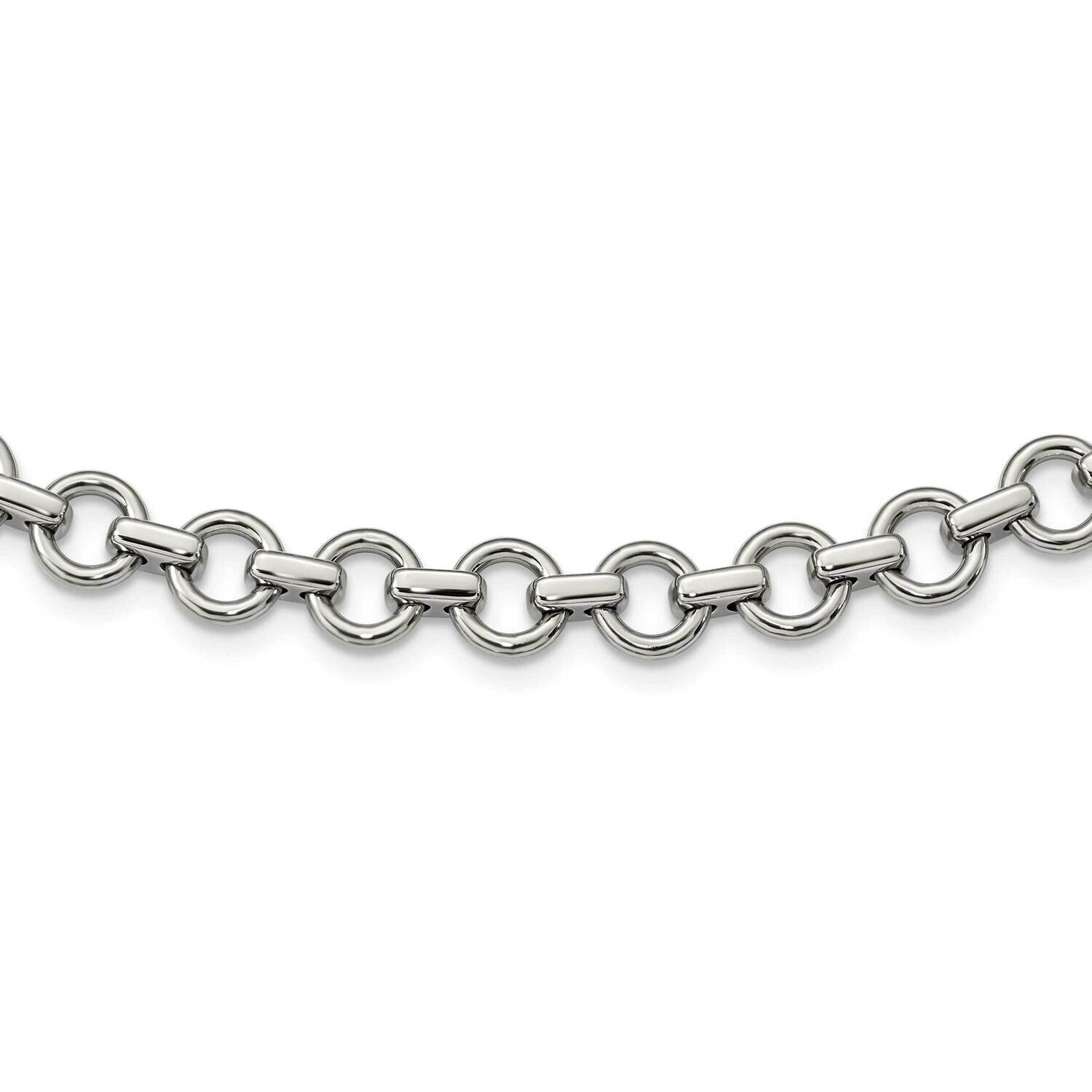 Links 20 Inch Necklace Stainless Steel Polished SRN544-20