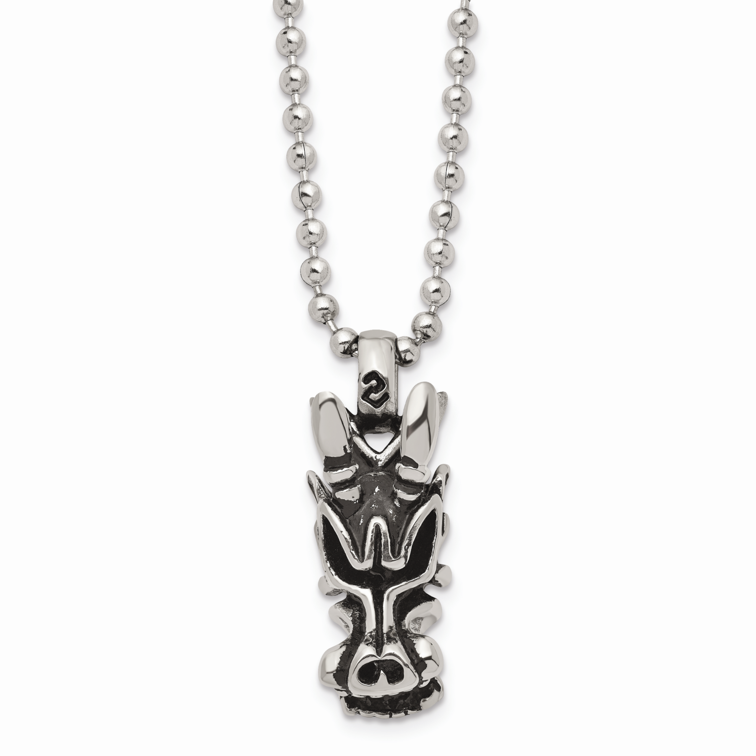 Dragon Head Pendant Necklace Stainless Steel Antiqued SRN803-22 by Chisel, MPN: SRN803-22, 88677467…