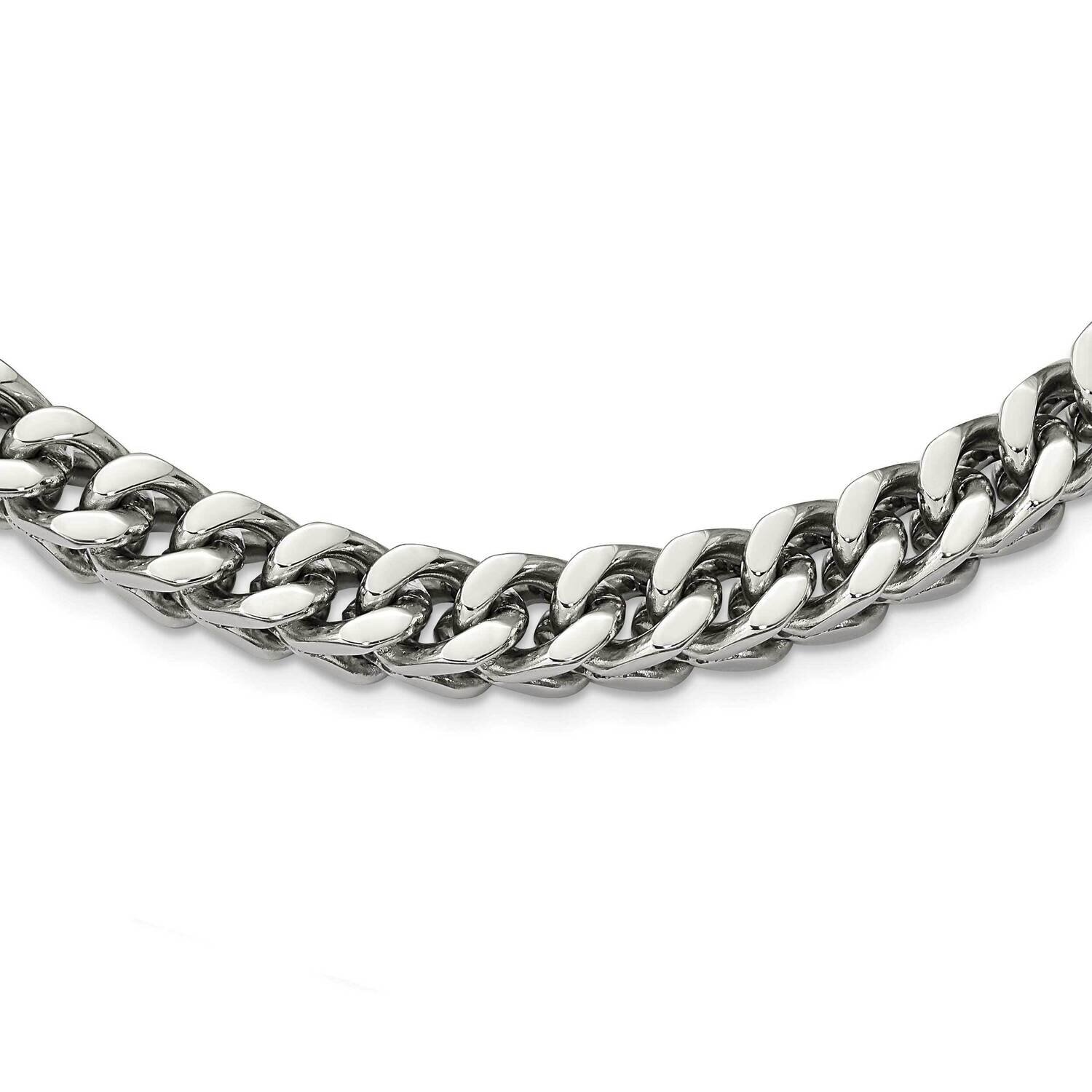 Heavy Wheat 24 Inch Necklace Stainless Steel SRN825-24 by Chisel, MPN: SRN825-24, 886774994529