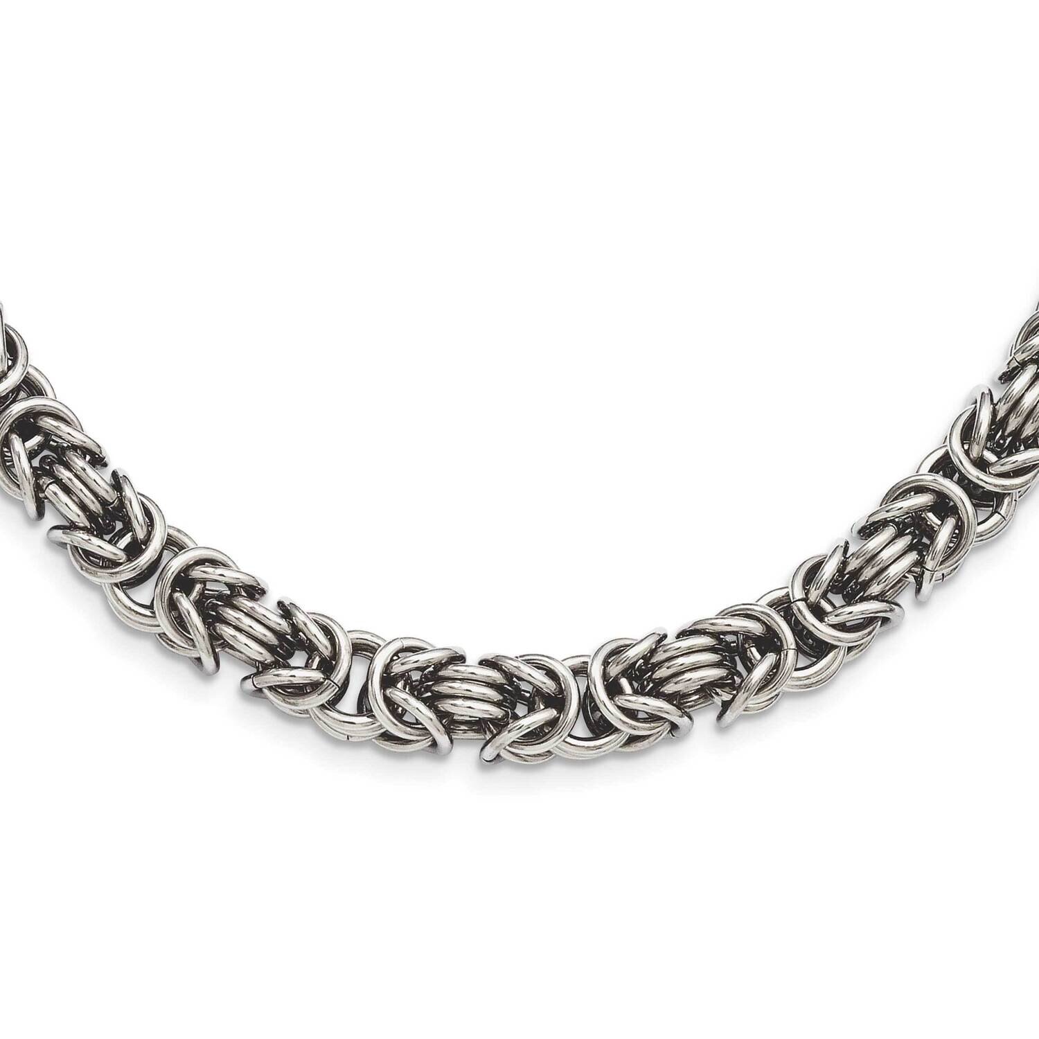 Fancy Link 18 Inch Necklace Stainless Steel SRN949-18