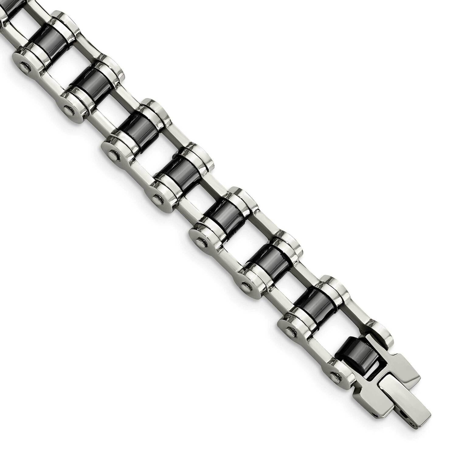 Magnetic Links 8.5 Inch Bracelet Stainless Steel TBB134-8.5