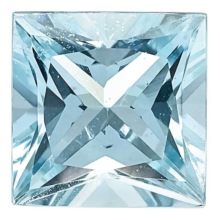 Aquamarine 3mm Princess AA Quality AQ-0300-SQP-AA, MPN: AQ-SQP-AA,