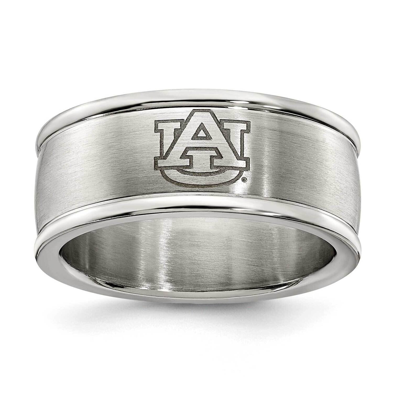 Auburn University Logo Band Ring Stainless Steel AU335-SZ6