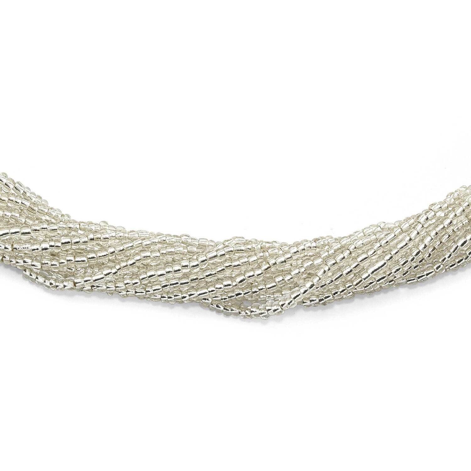 Clear Glass Bead Necklace BF3100, MPN: BF3100,