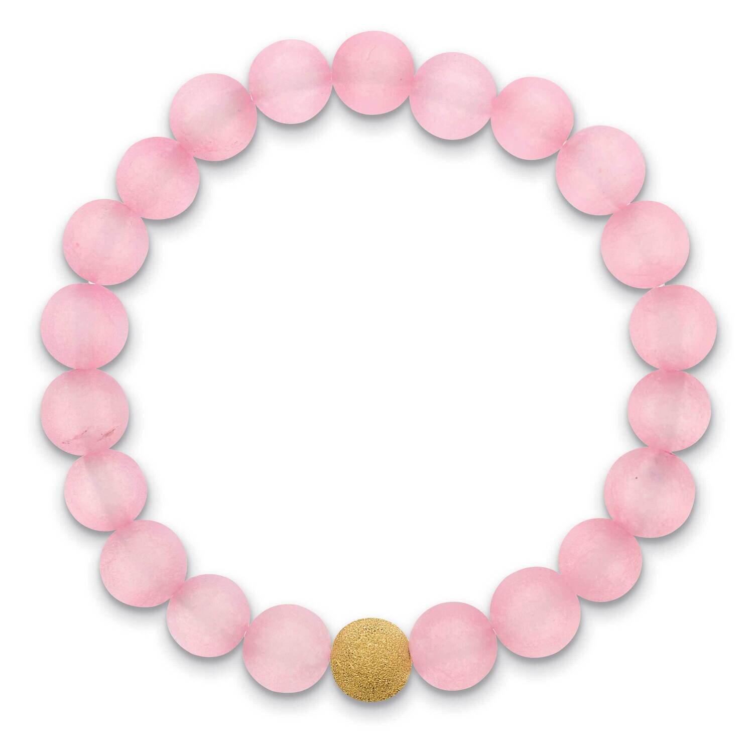 It&#39;s A Girl Bubblegum Gold Filled Bead Bracelet Quartzite BF3153, MPN: BF3153,