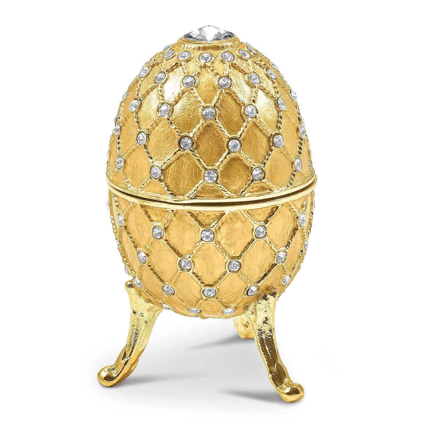 Royal Gold (Plays Swan Lake) Musical Egg Bejeweled BJ2067G