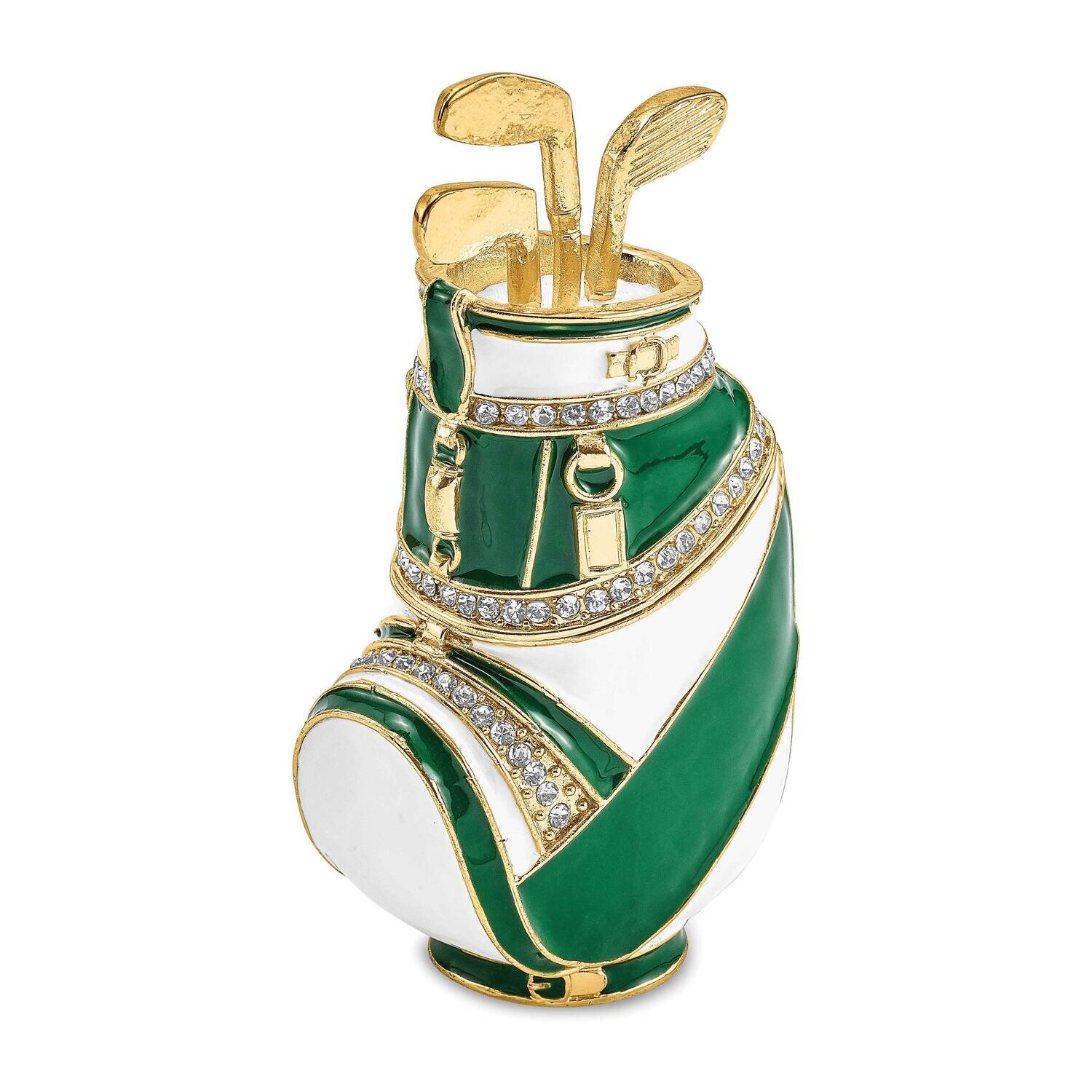 Game Of Fores Golf Bag Trinket Box Bejeweled BJ4068, MPN: BJ4068, 191101909511
