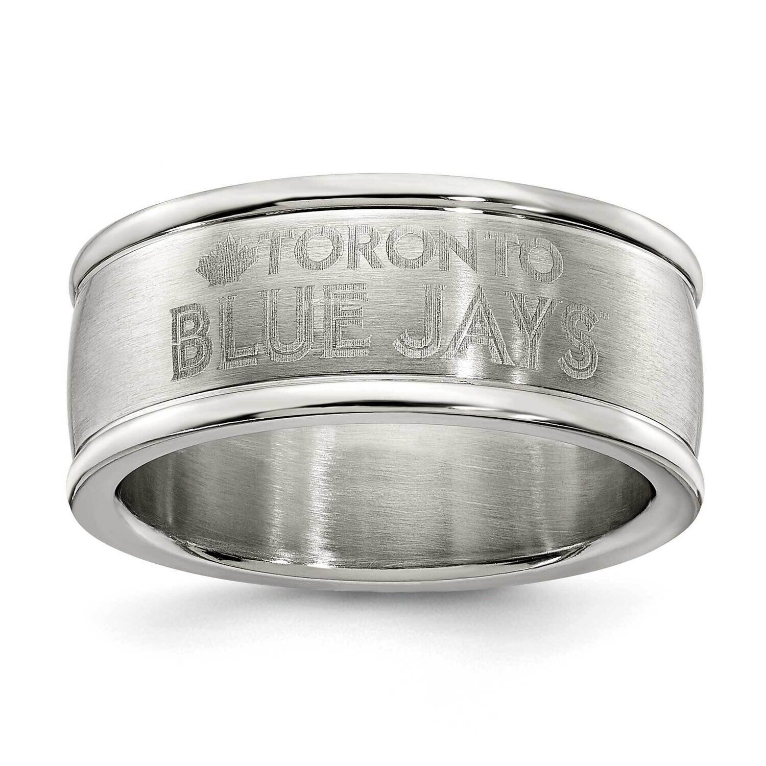 Toronto Blue Jays Logo Band Ring Stainless Steel BLU035-SZ6, MPN: BLU035, 634401946683