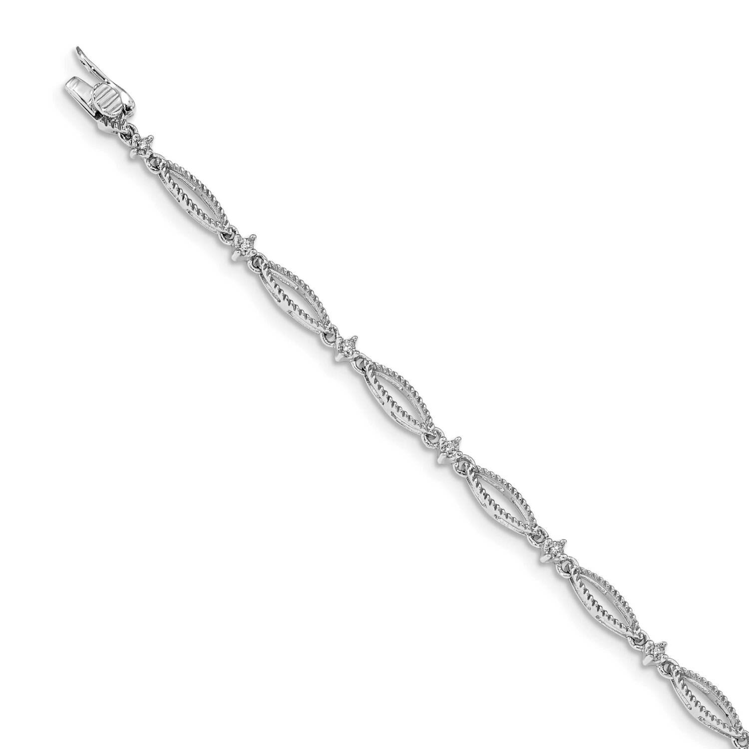 Bracelet 14k White Gold Diamond BM4598-005-WA, MPN: BM4598-005-WA, 813455011008