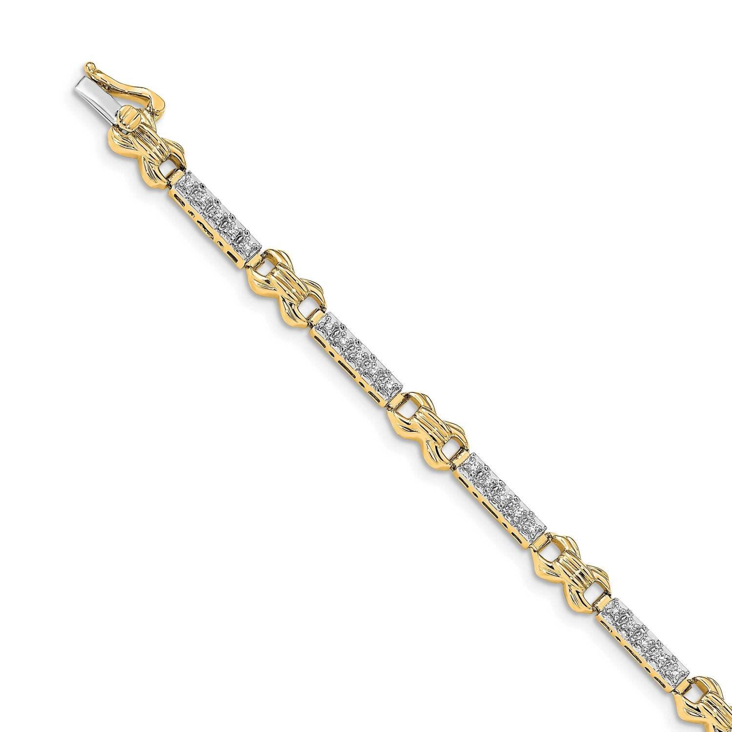 Diamond Bracelet 14k Two-Tone Gold BM4617-033-WYA