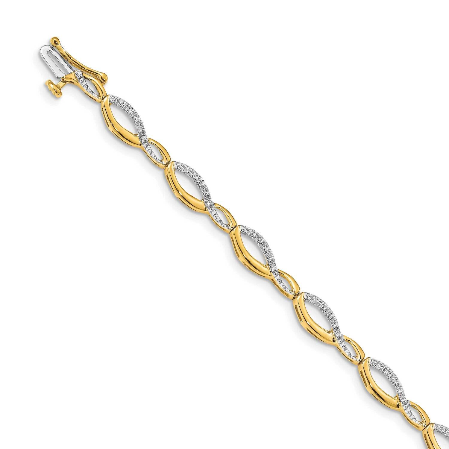 Bracelet 14k Gold Diamond BM4635-025-YA