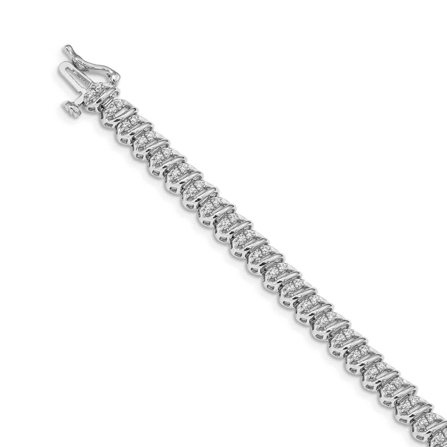 Fancy Bracelet 14k White Gold Diamond BM4645-100-WA