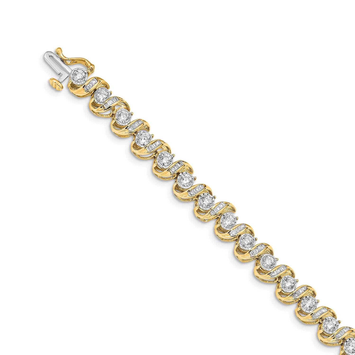 Bracelet 14k Gold Diamond BM4647-300-YA, MPN: BM4647-300-YA, 883957424439