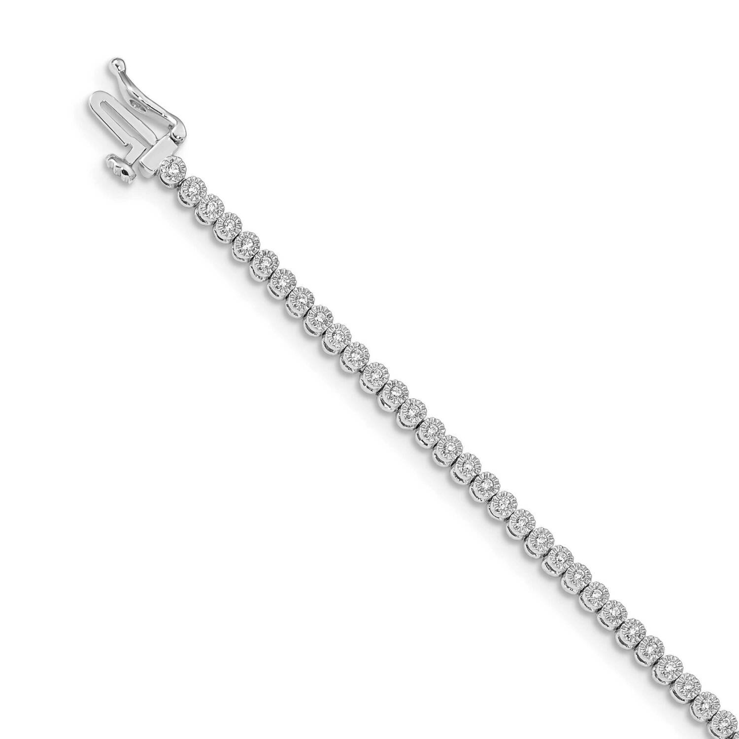 Tennis Bracelet 14k White Gold Diamond BM4648-050-WA, MPN: BM4648-050-WA, 883957453552