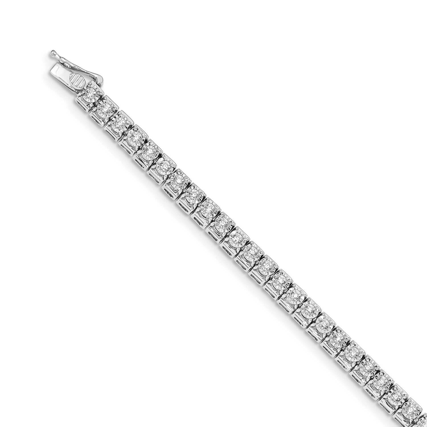 Tennis Bracelet 14k White Gold Diamond BM4671-200-WA