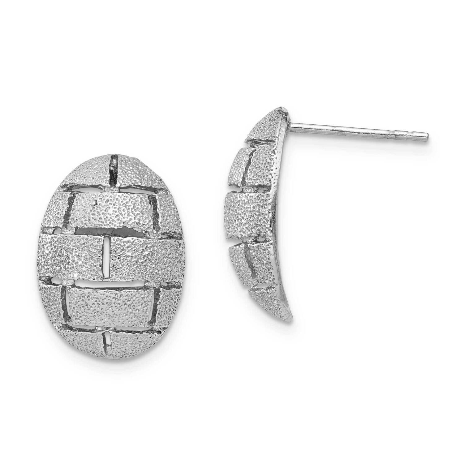 Textured Post Earrings Sterling Silver CMEI17871, MPN: CMEI17871,
