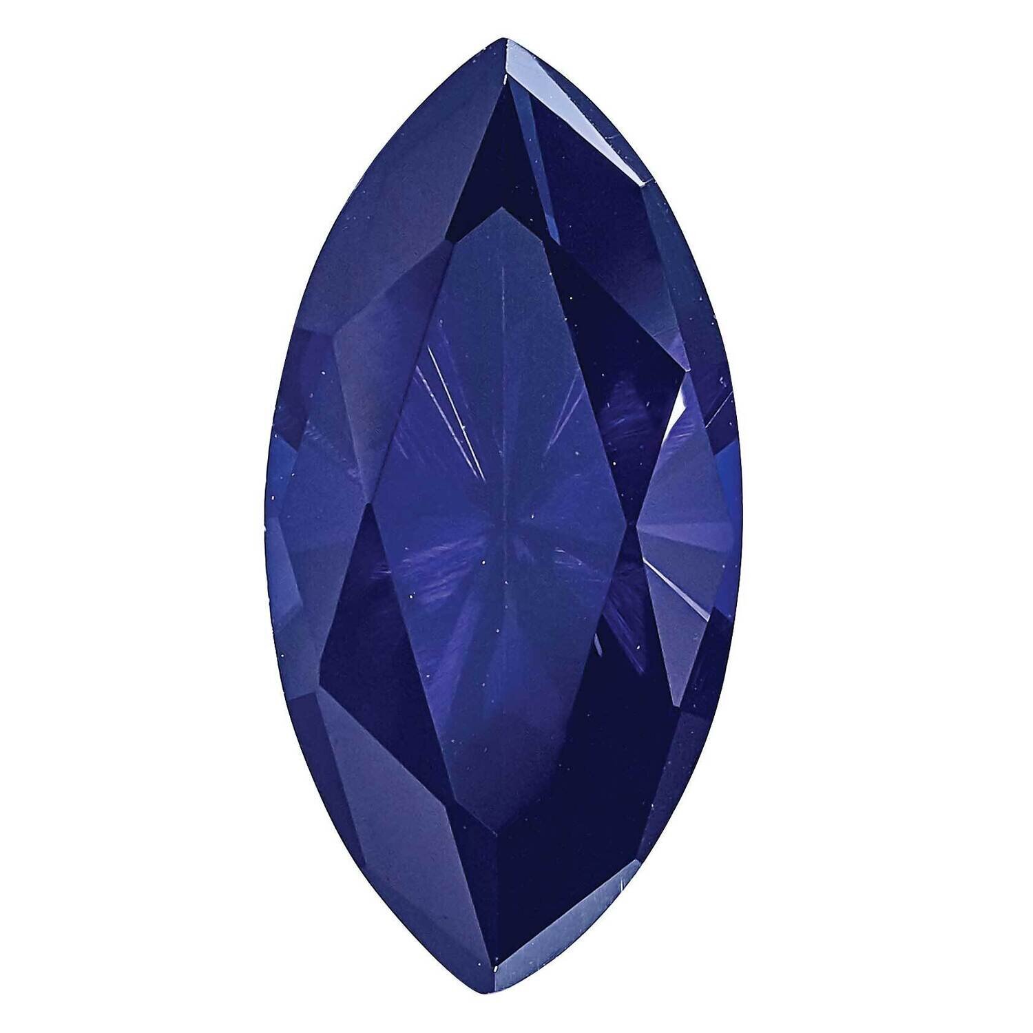 Sapphire Blue 6x3mm Marquise Created CS-0603-MQF-BL, MPN: CS-MQF-BL, 883957999692