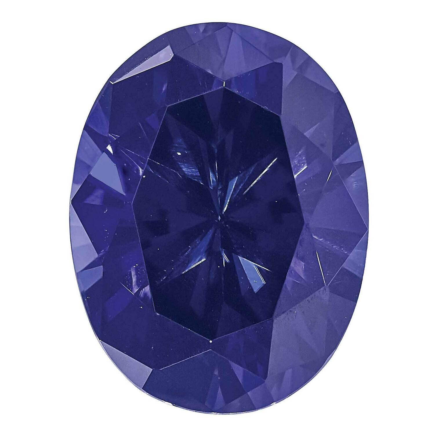 Sapphire Blue 5x3mm Oval Created CS-0503-OVF-BL, MPN: CS-OVF-BL, 883957057170
