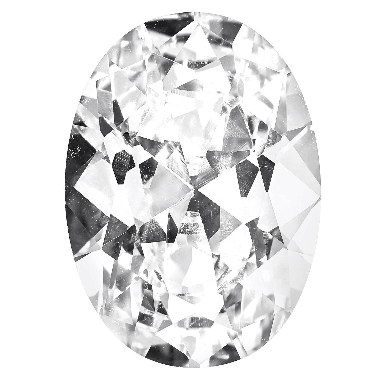 Cubic Zirconia White 5x3mm Oval A Quality CZ-0503-OVF-WH-A