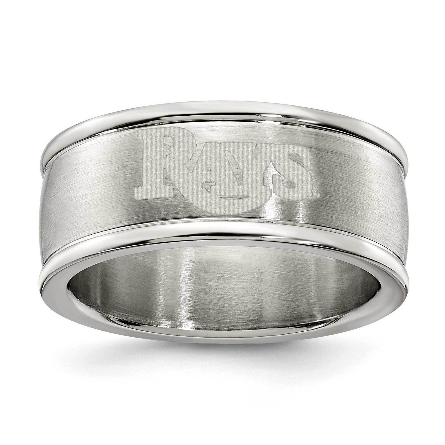 Tampa Bay Rays Logo Band Ring Stainless Steel DEV035-SZ6