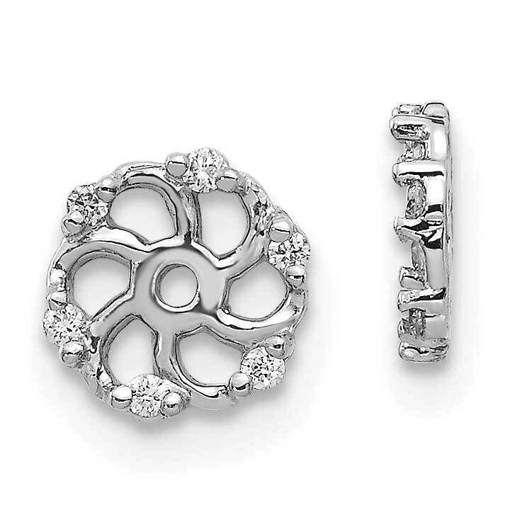 Aa Diamond Earring Jacket 14k White Gold EJM5327-050-WA, MPN: EJM5327-050-WA, 886774301006