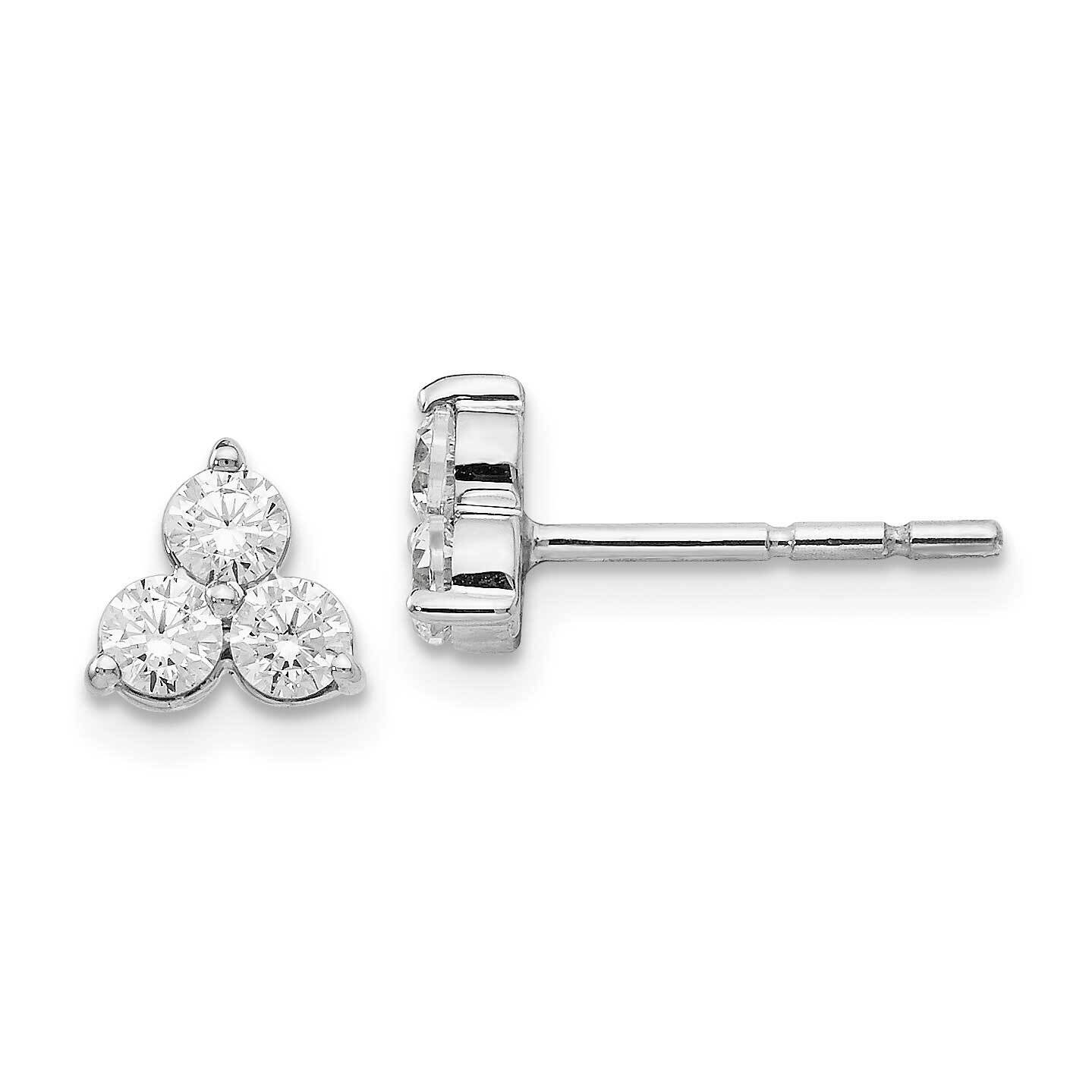 Diamond Vs/Si D E F Earrings 14k White Gold True Origin Lab Grown EM1000-050-WLD, MPN: EM1000-050-W…