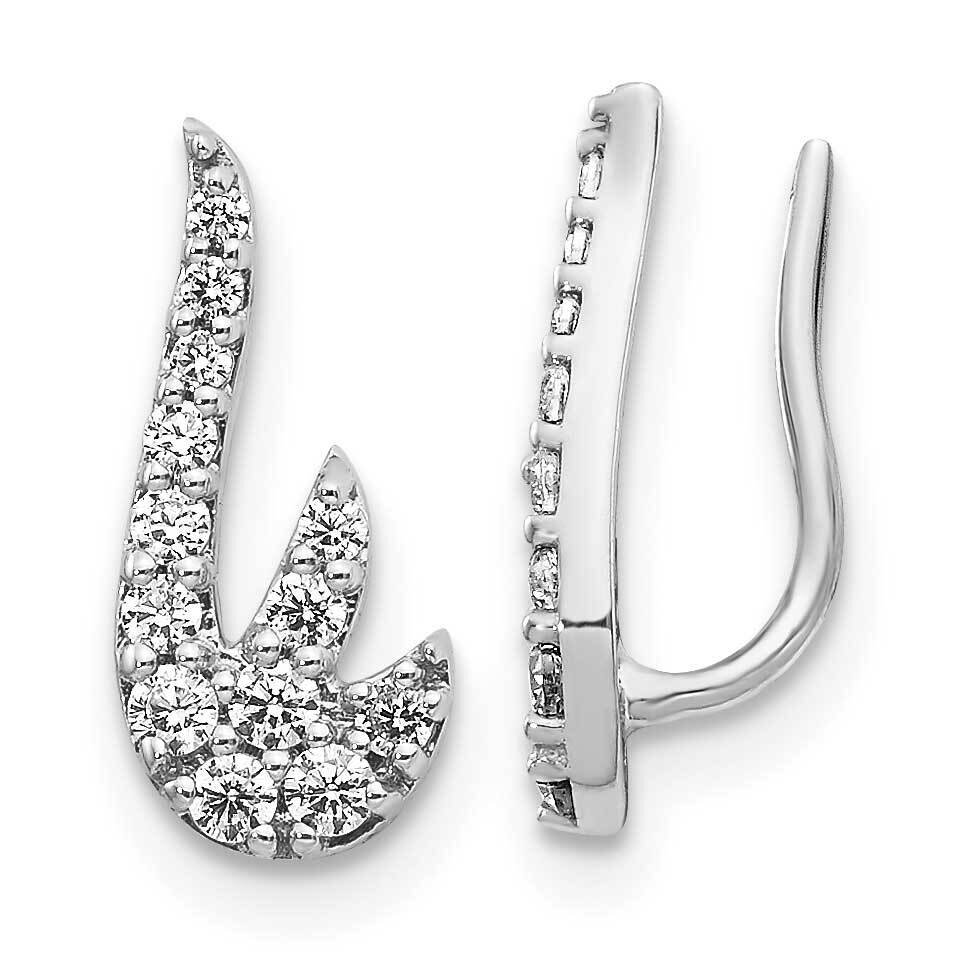 Earrings 14k White Gold Diamond EM4160-033-WA, MPN: EM4160-033-WA, 883957375663