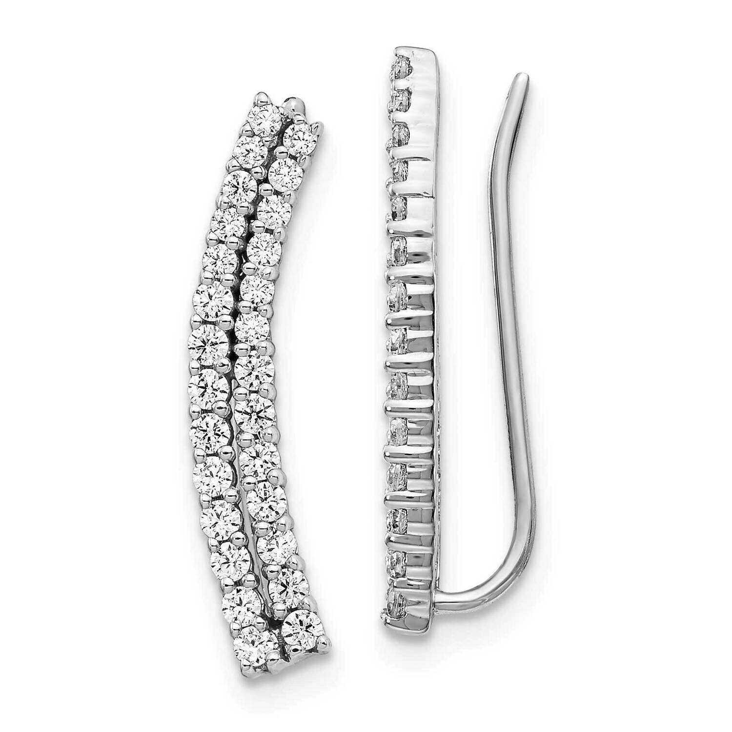 Earrings 14k White Gold Diamond EM4167-070-WA, MPN: EM4167-070-WA, 883957375717