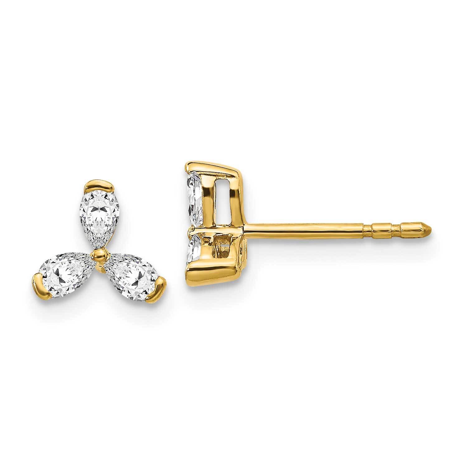 Earrings 14k Gold Diamond EM4175-040-YA, MPN: EM4175-025-YA, 883957755298