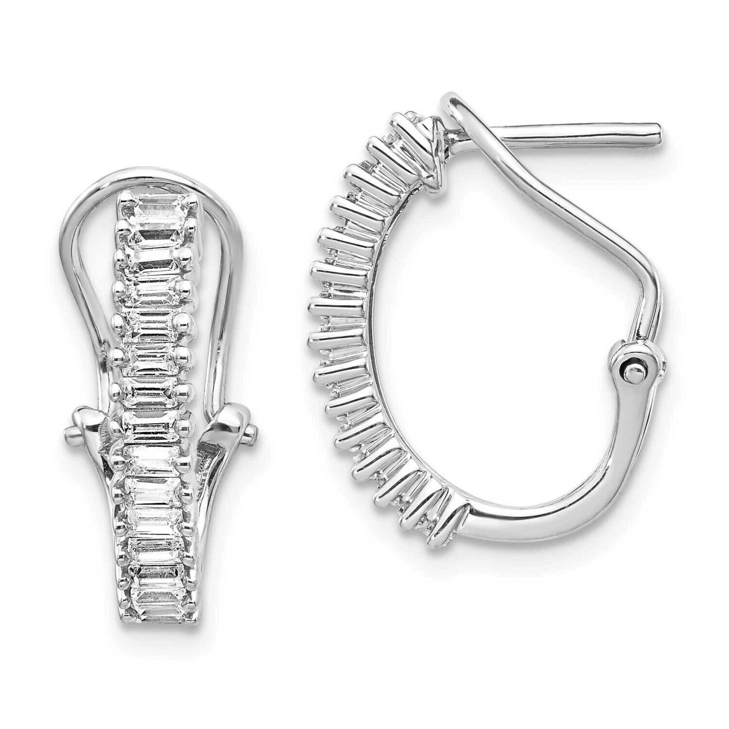 Earrings 14k White Gold Diamond EM4225-050-WA, MPN: EM4225-050-WA, 883957262987