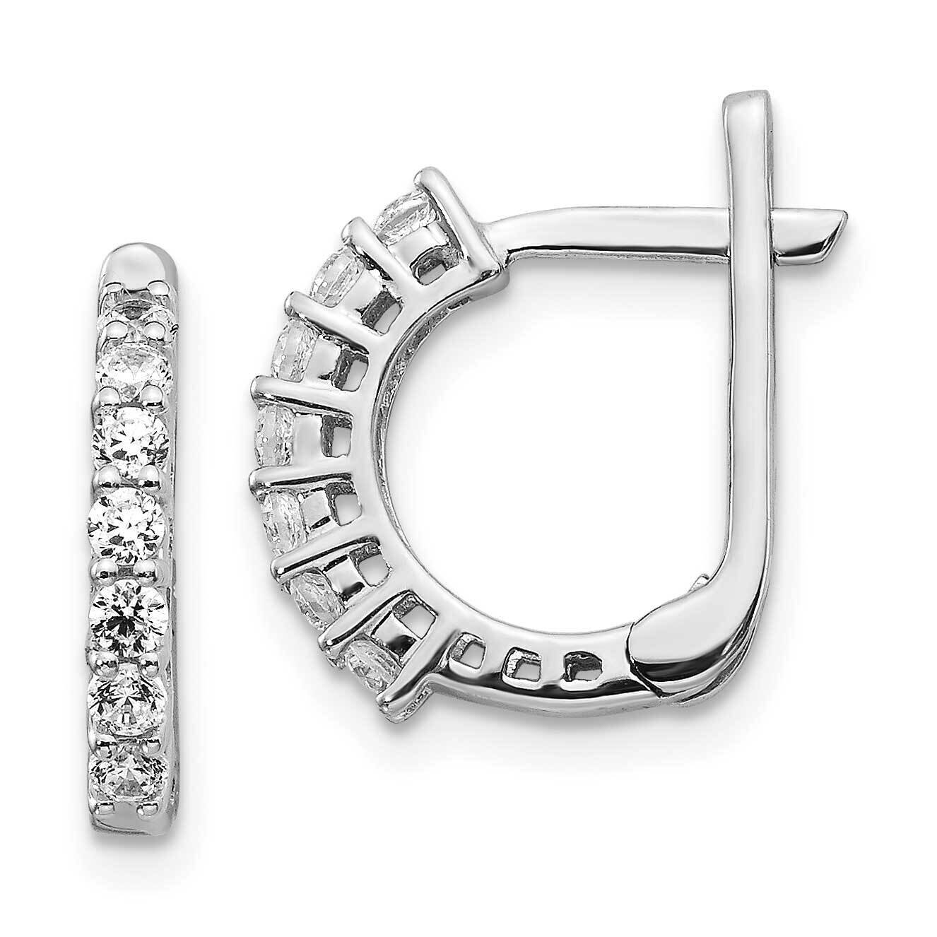 Fancy Diamond Earrings 14k White Gold EM5397-040-WA