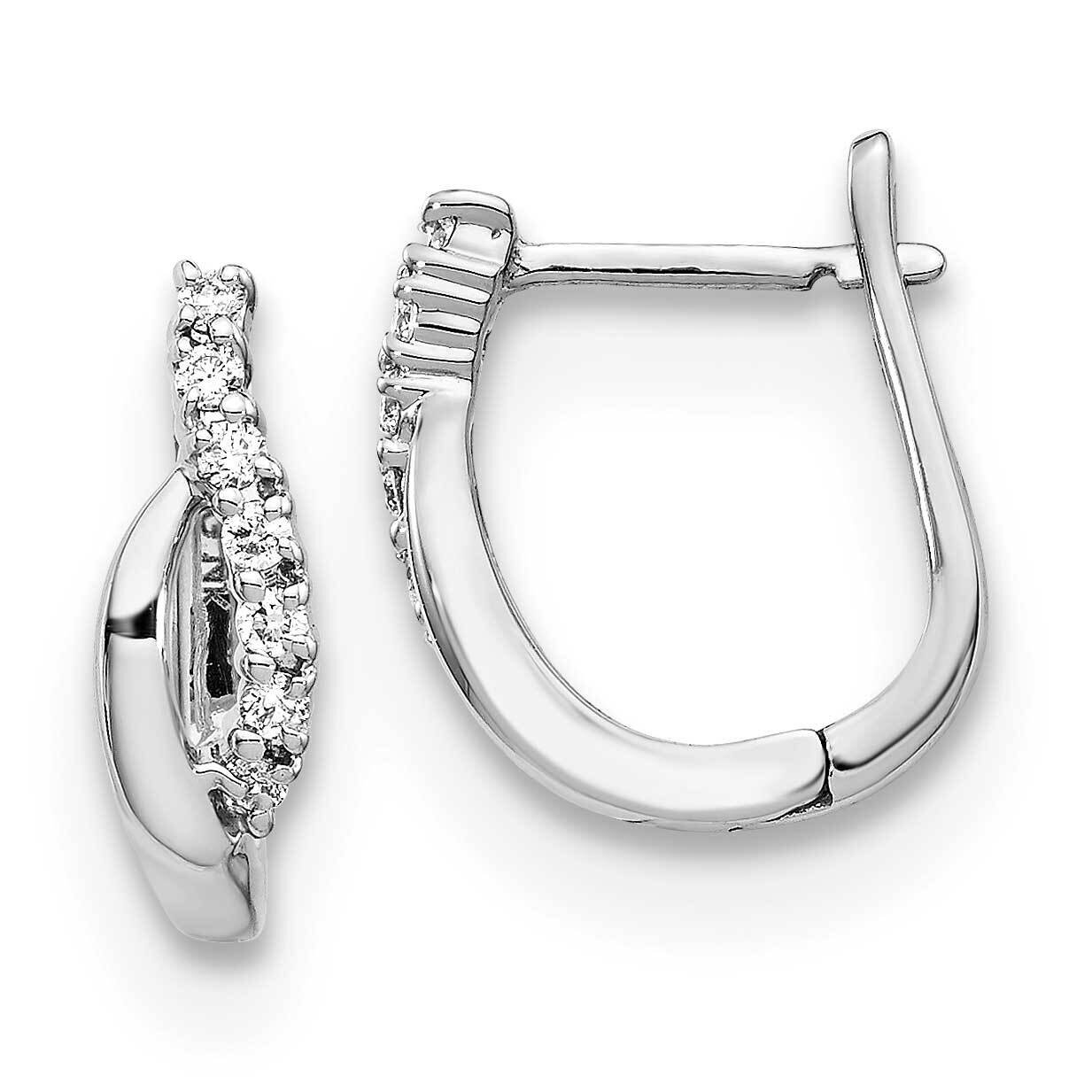 Earrings 14k White Gold Diamond EM5414-013-WA, MPN: EM5414-013-WA, 191101333521