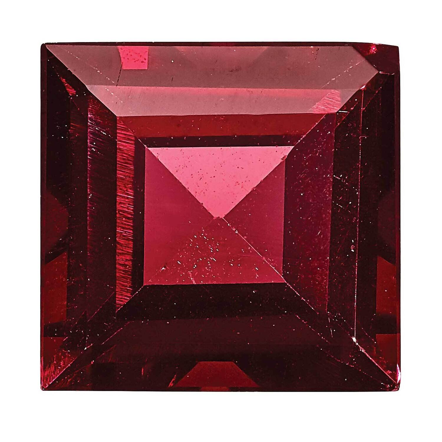 Garnet 3mm Square Step Cut AA Quality GA-0300-SQS-AA, MPN: GA-SQS-AA,