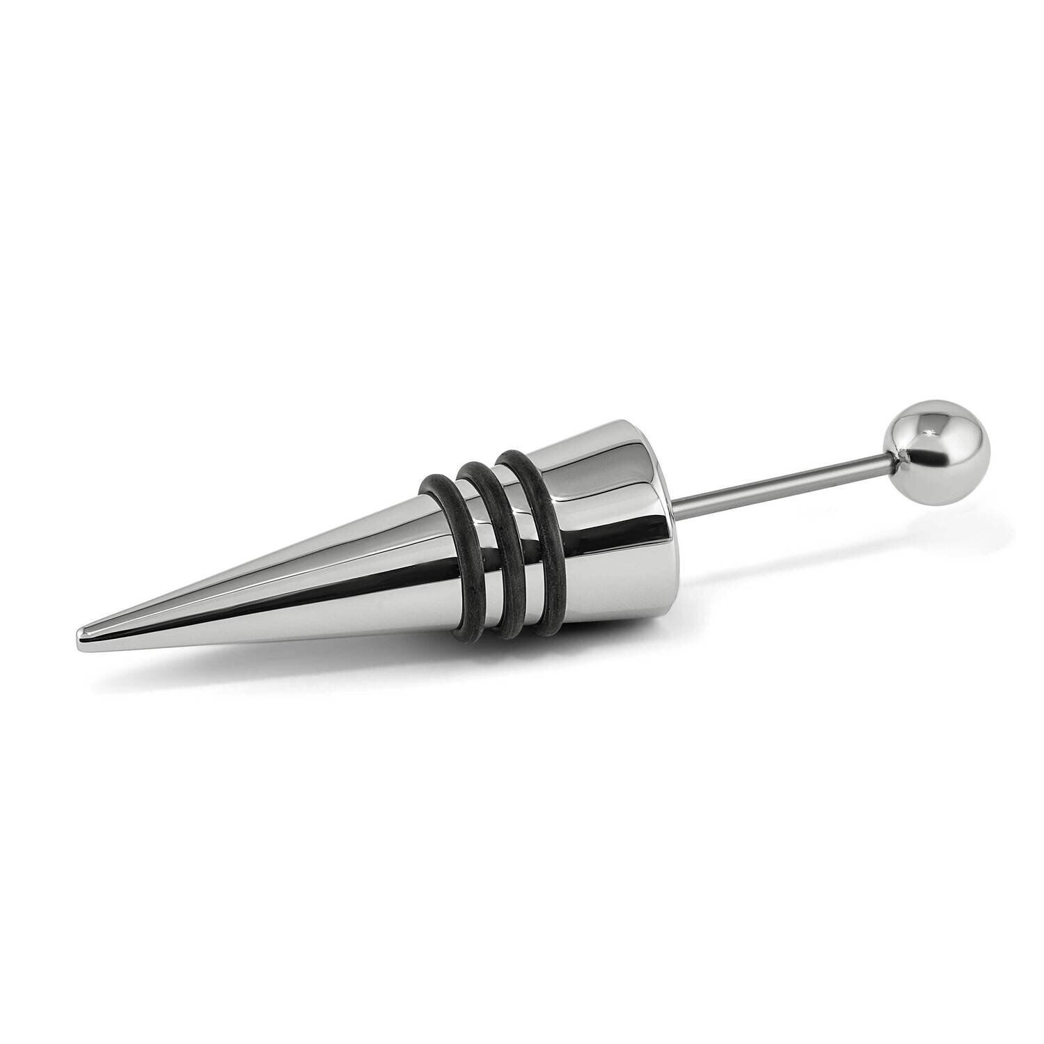Add-A-Bead Ball End 1 Inch Shank Wine Stopper Silver-tone GM20494