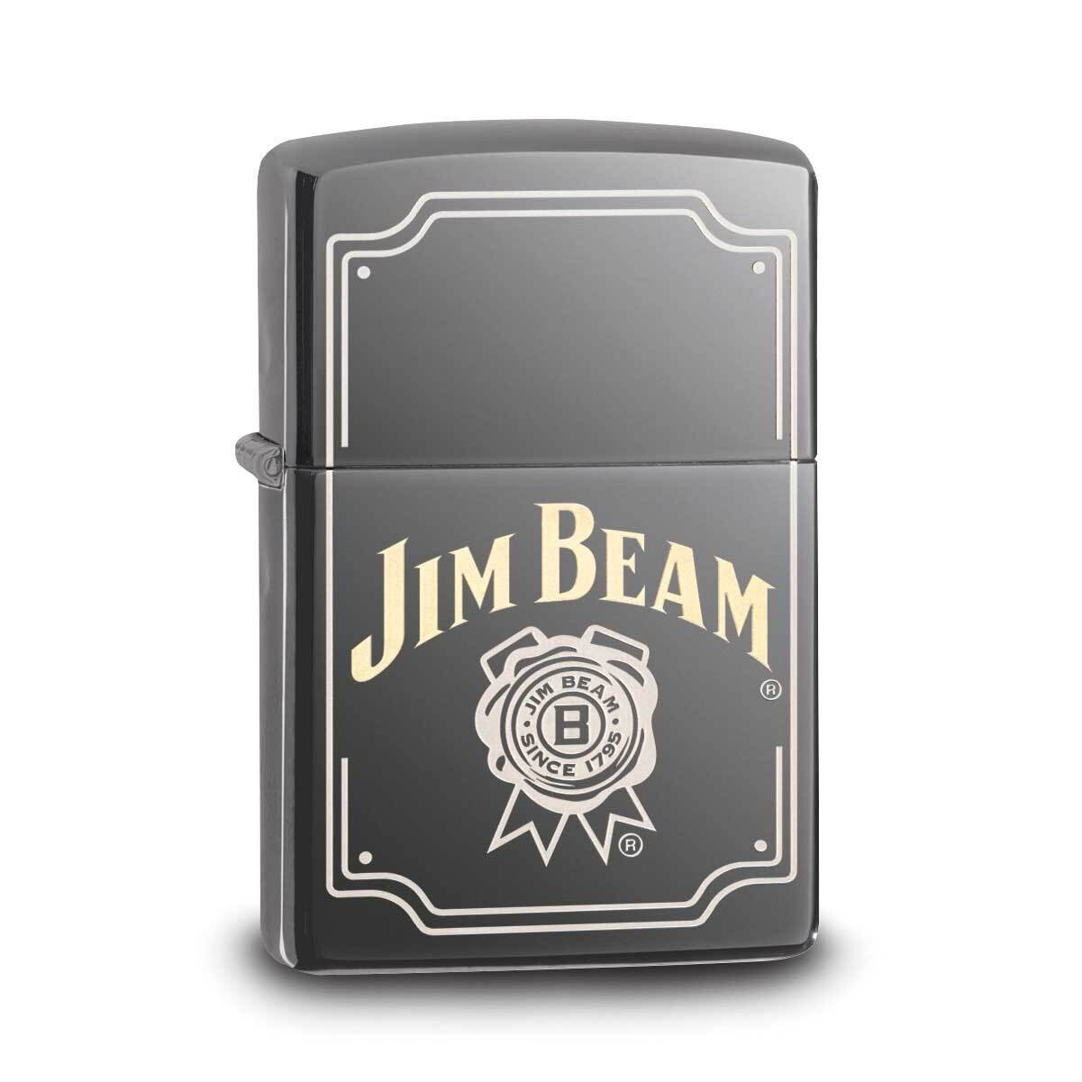 Zippo Jim Beam Black Icer Laser Two Tone Lighter GM22068, MPN: GM22068, 191693073331
