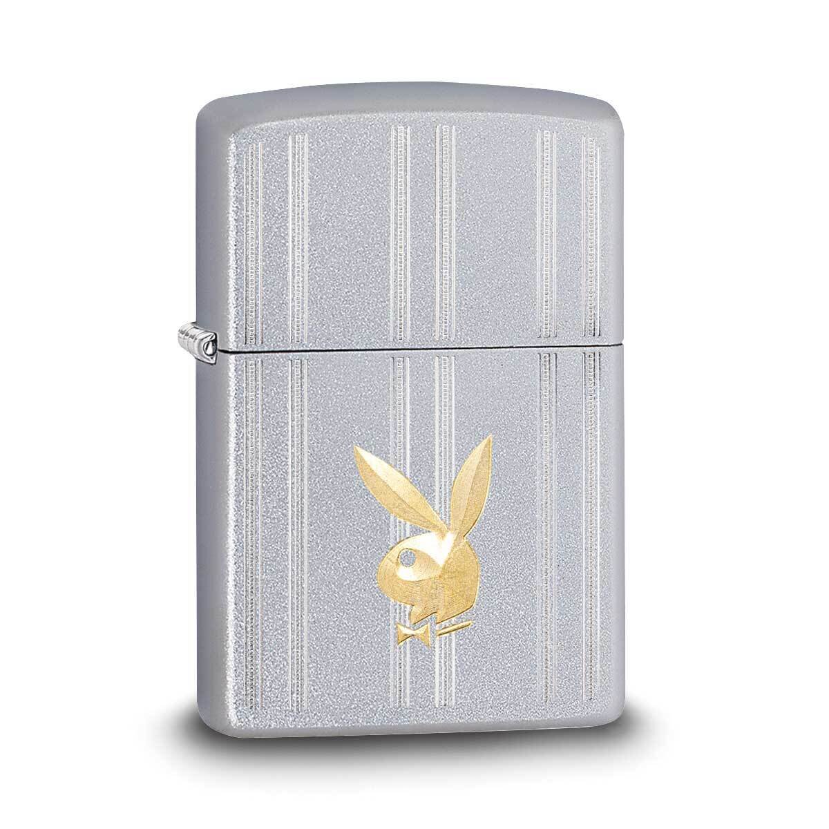 Zippo Playboy Satin Chrome Auto Two Tone Lighter GM22070, MPN: GM22070, 191693073744
