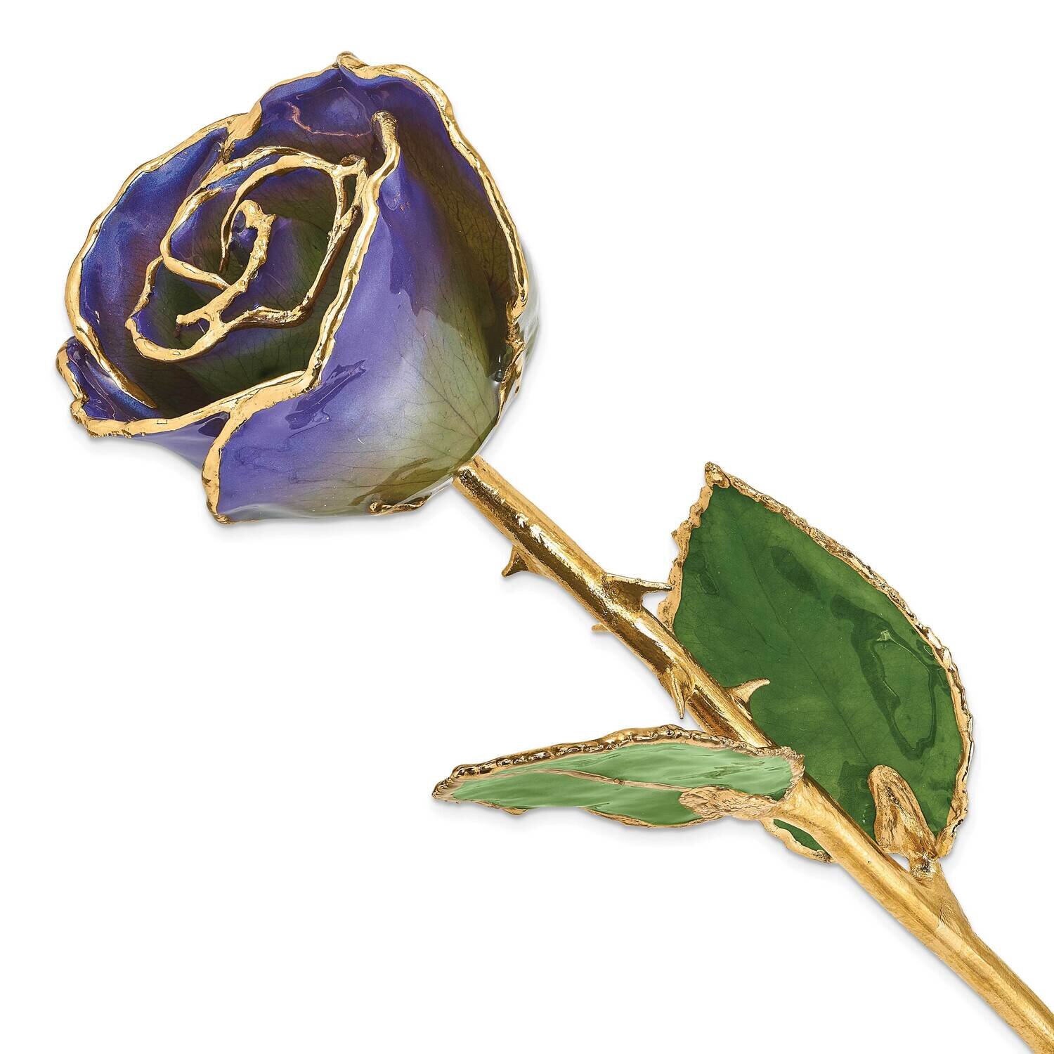 Peridot Blue Violet Pearl Rose Lacquer Dipped Gold Trim GM22713, MPN: GM22713, 812465023308