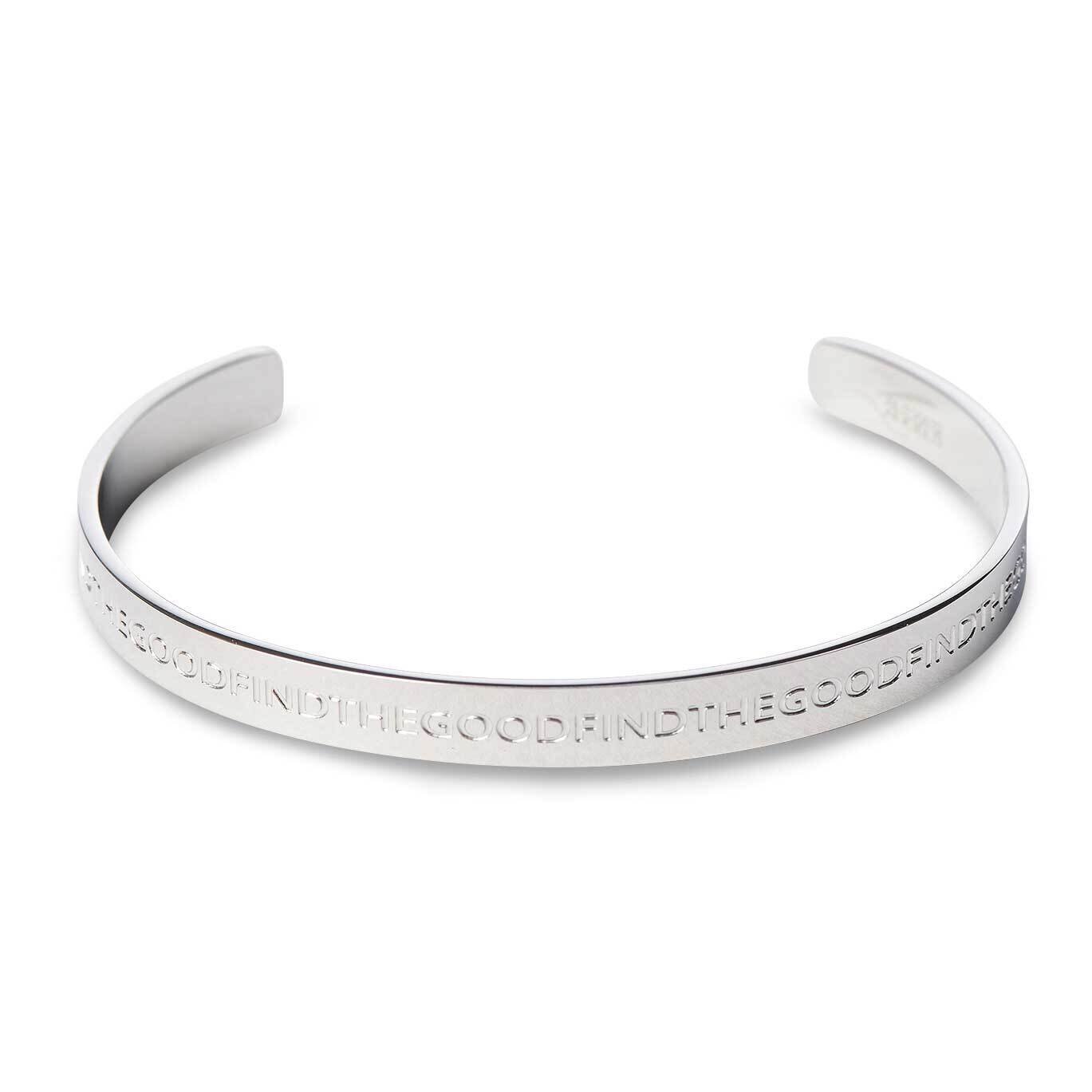 Stainless Steel Find The Good Bracelet Silver-tone GM23660, MPN: GM23660, 89945643336