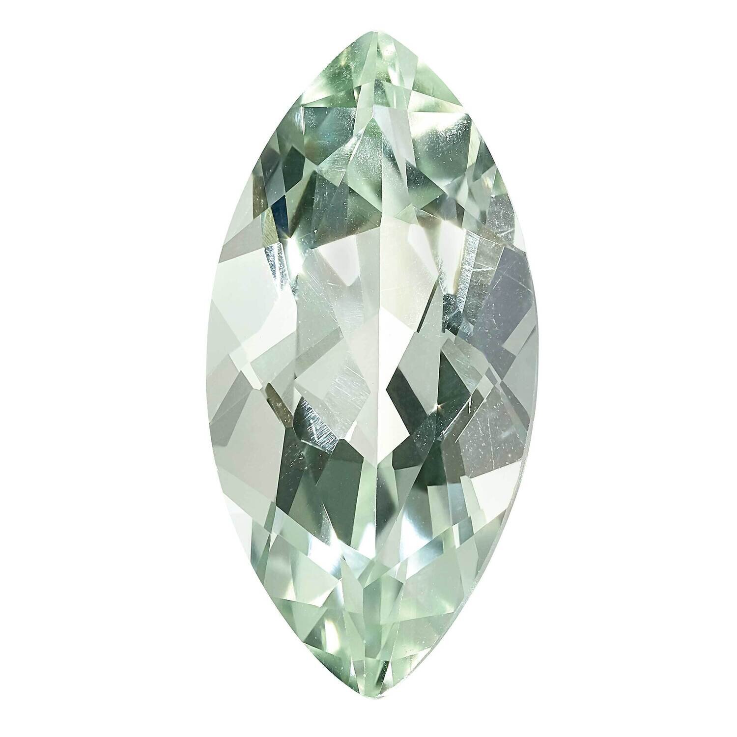 Green Quartz 6x3mm Marquise AA Quality GQ-0603-MQF-AA, MPN: GQ-MQF-AA,