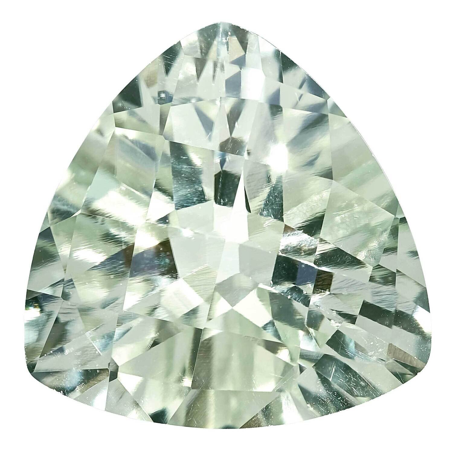 Green Quartz 5mm Trillion Checkerboard AA Quality GQ-0500-TRX-AA, MPN: GQ-TRX-AA,
